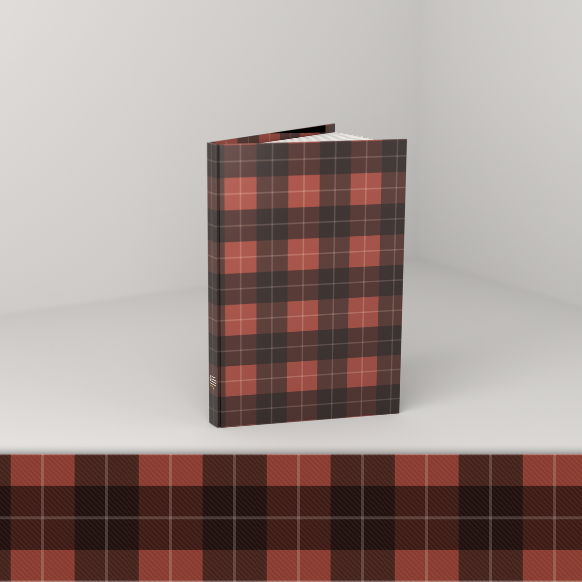 Buffalo — hardcover journal, three-quarter view