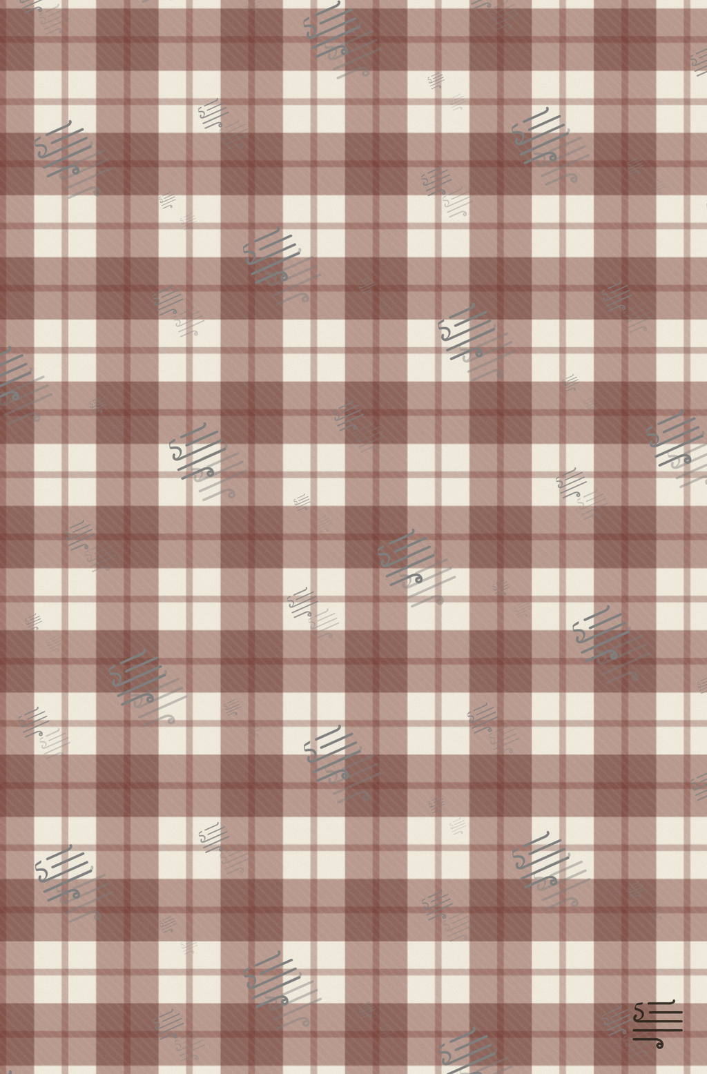 Gingham — flat back cover (proof)