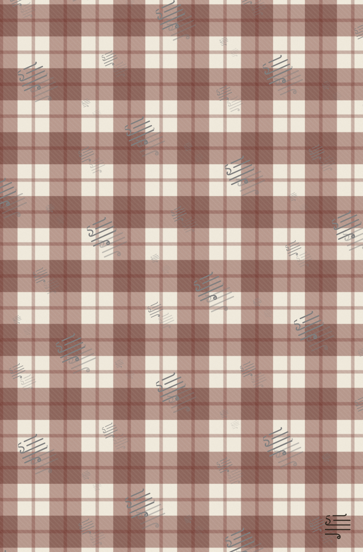 Gingham — flat back cover (proof)