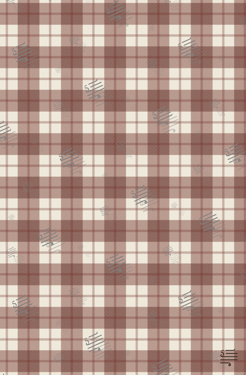 Gingham — flat front cover (proof)