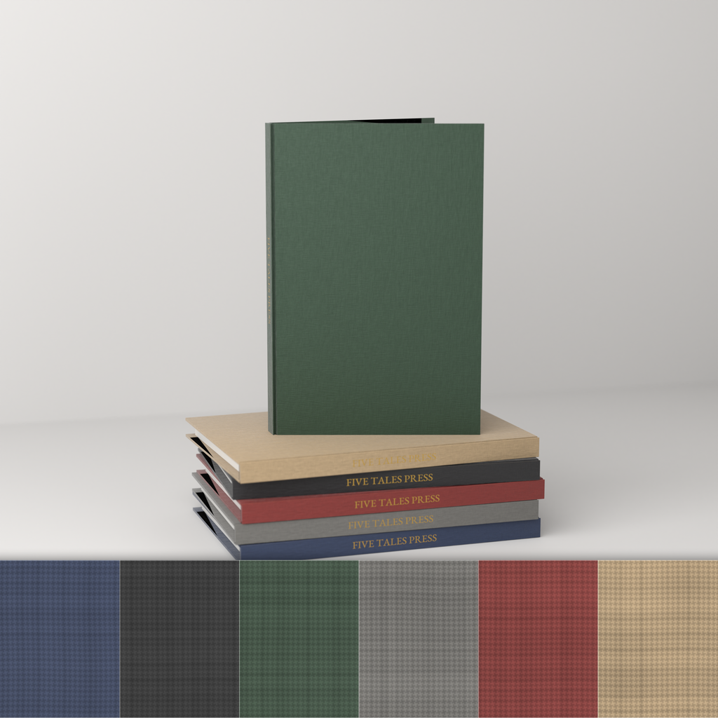 Linen Editions [linen] — all six cloth colorways stacked, with a swatch band showing every linen
