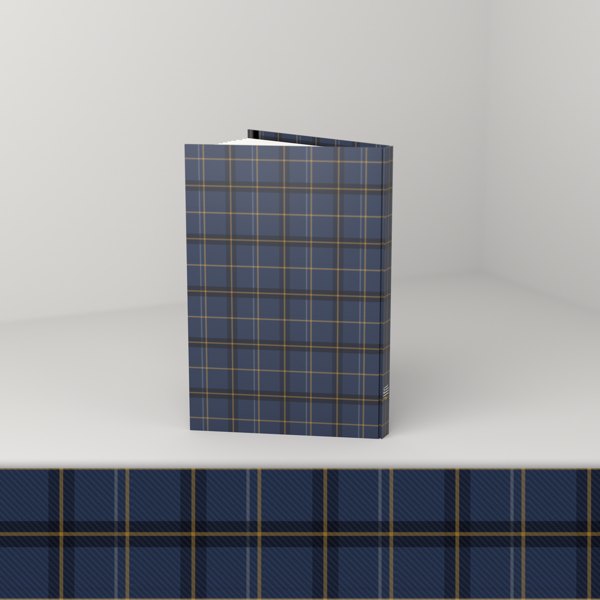 Oxford — hardcover journal, back cover