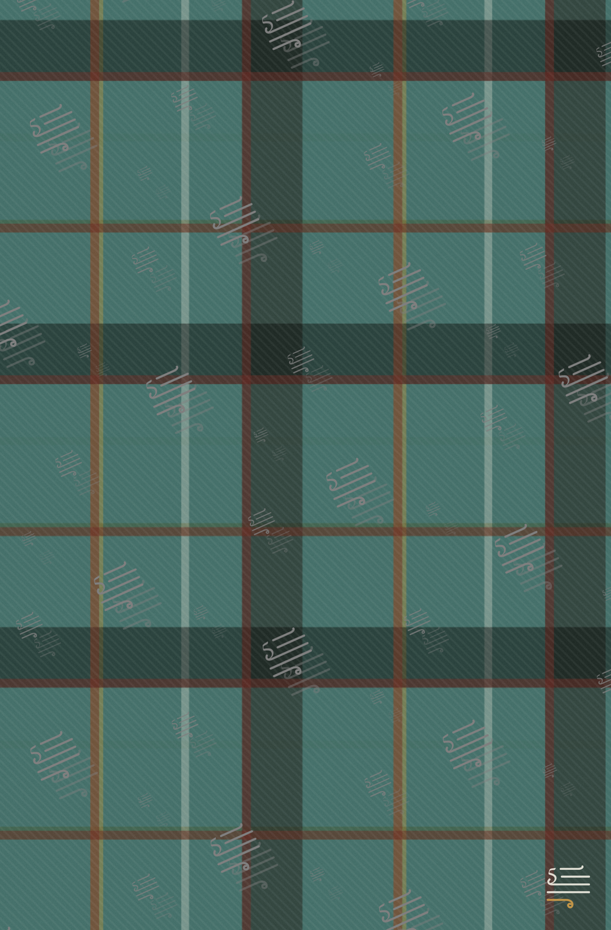 Plaid — flat back cover (proof)