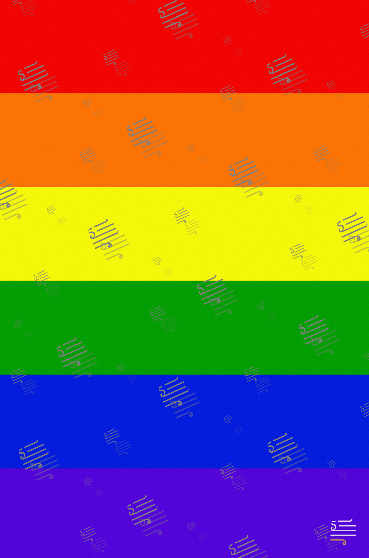 Rainbow — flat back cover (proof)