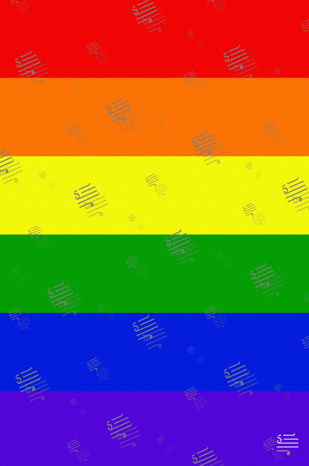 Rainbow — flat front cover (proof)