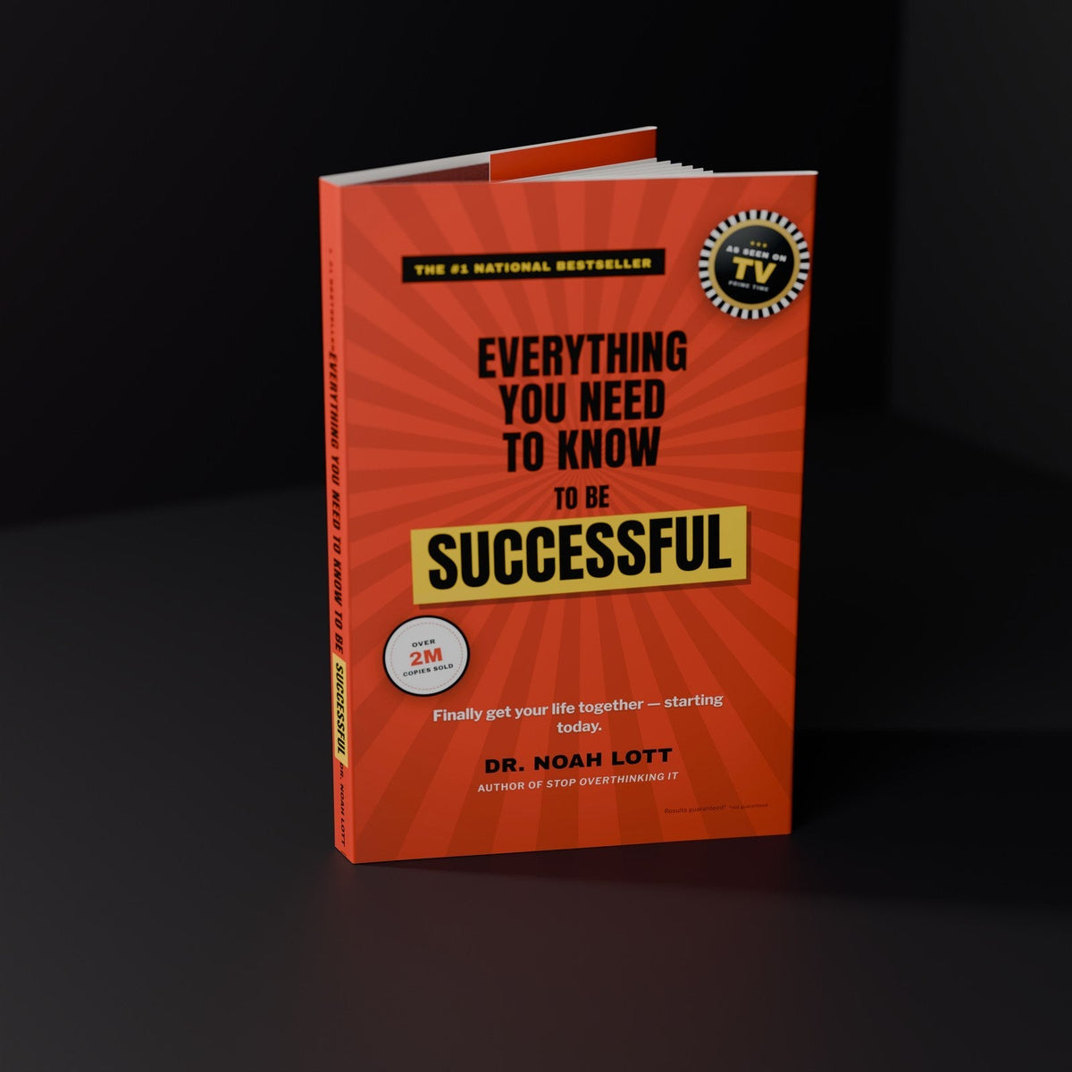 Everything You Need to Know to Be Successful — jacket on dark background
