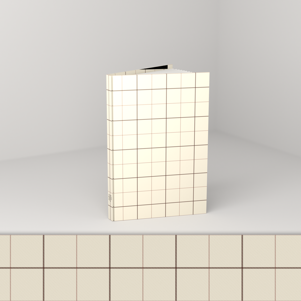 Windowpane — hardcover journal, three-quarter view